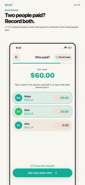 SPLIIT Pro: Bill Splitter screenshot 3