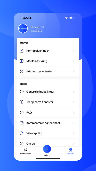 Scanfit Screenshot