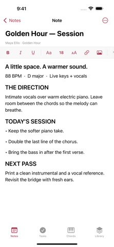 Sampledex Producer Notes Screenshot 2 of 6