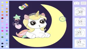 Unicorn Coloring Kid Toddler screenshot 1