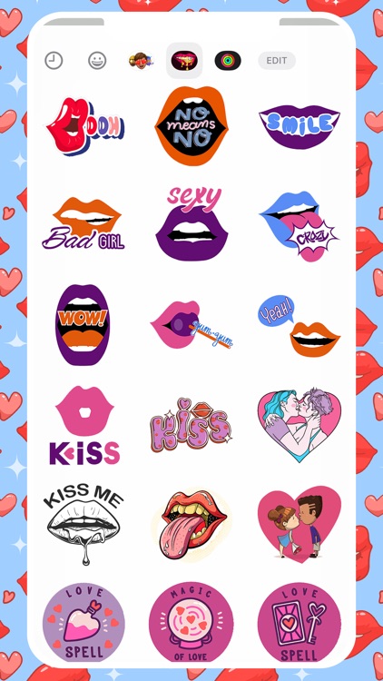 Adult Love Stickers