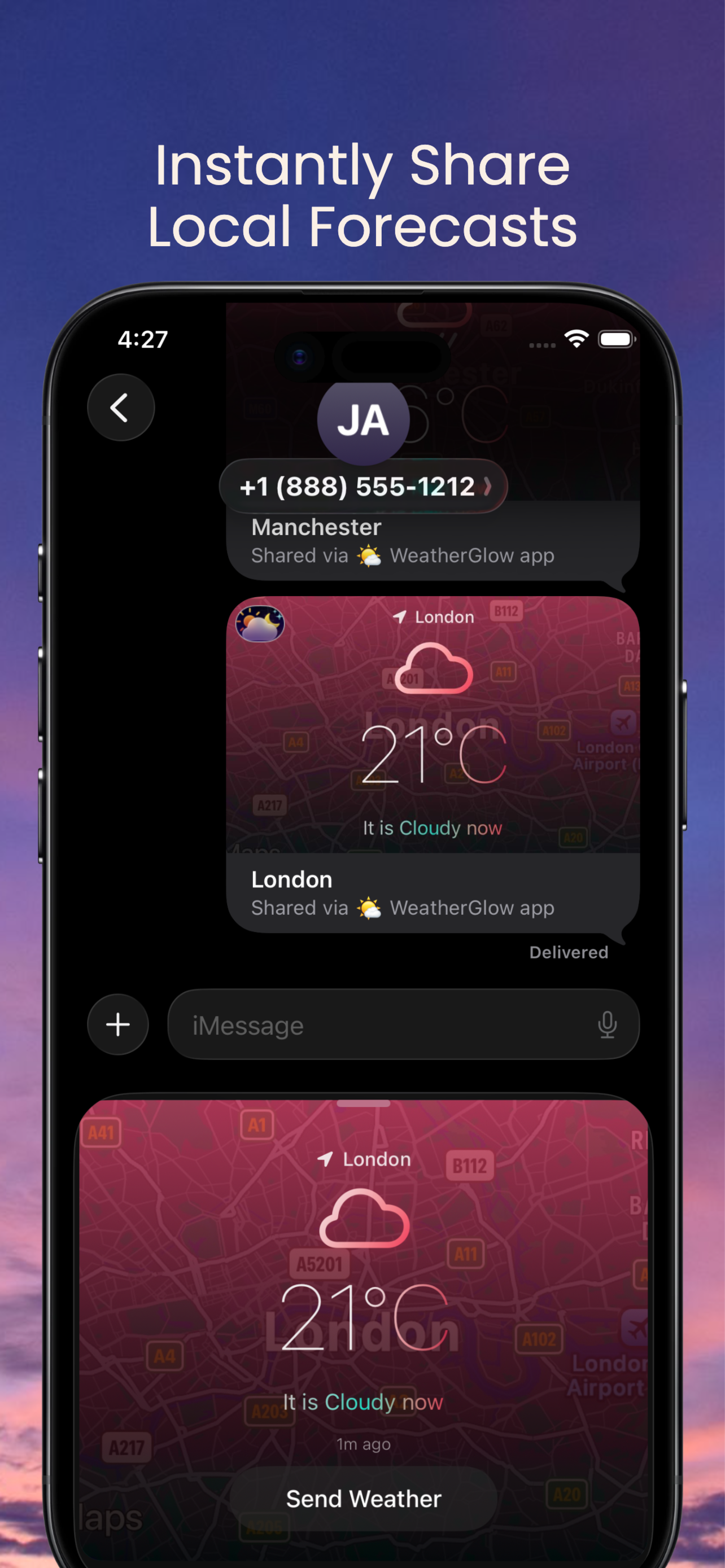 WeatherGlow - Local Forecast