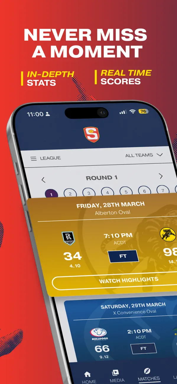 Screenshot #2 pour The Official SANFL App