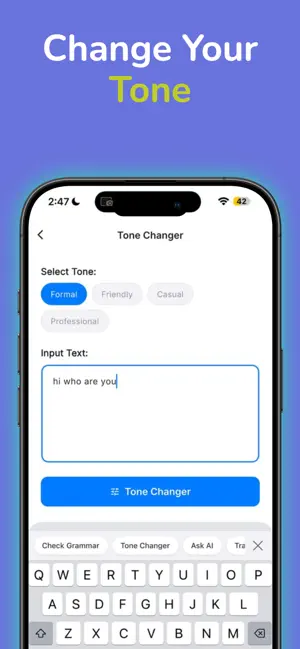 TypeAI: AI Writing Keyboard screenshot 4