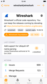 Tanuki for GitLab screenshot