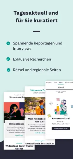 Screenshot von Süddeutsche Zeitung auf dem iPhone 2