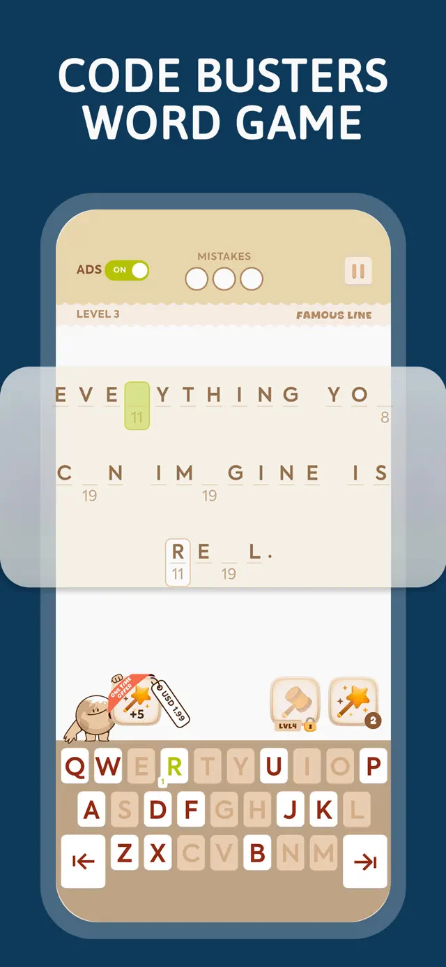 Code Busters: Word Puzzle Game screenshot 2