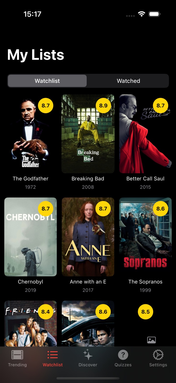 PBox Movies Tv Shows Organizer iphone screenshot 2