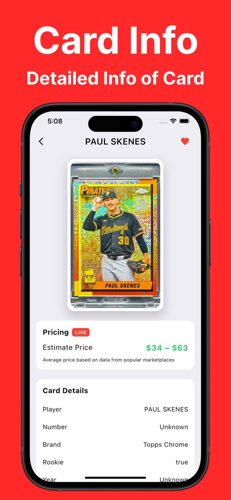 Baseball Card Scanner:HitPrice - Sports App | MWM