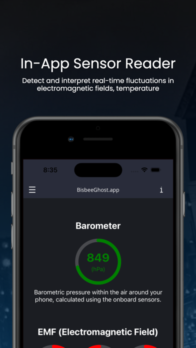 BisbeeGhost.app Screenshot