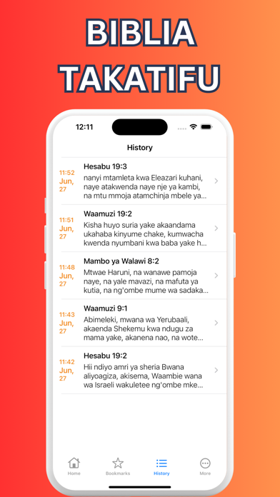 Biblia Takatifu Swahili Bible Screenshot