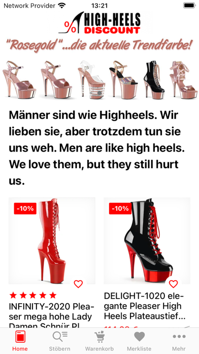 High-Heels-Discount Screenshot