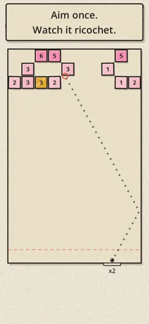Ricochet Run: Brick Bounce screenshot 1