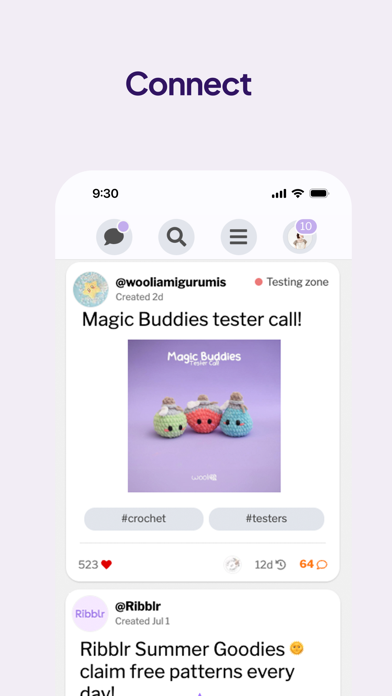 Ribblr - Crochet & Knitting Screenshot