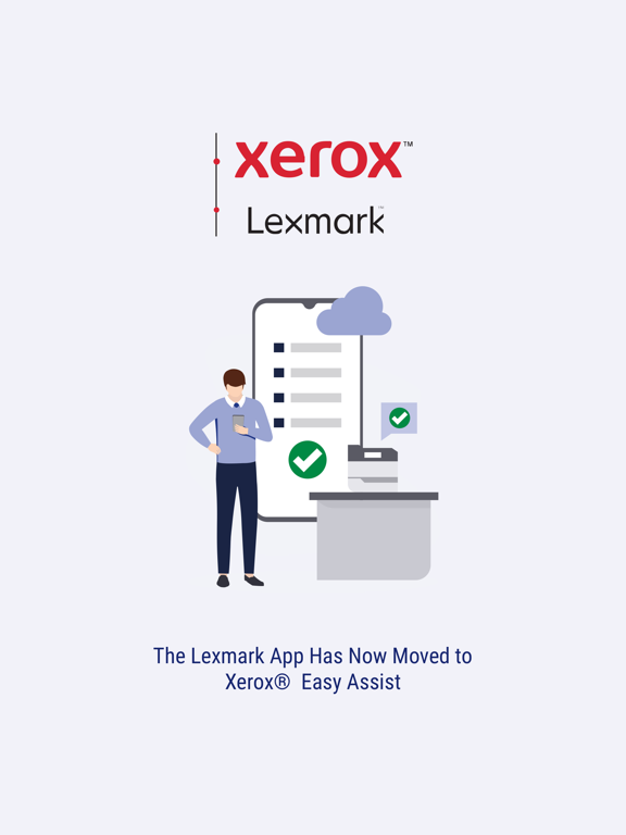 Lexmark iPad screenshot