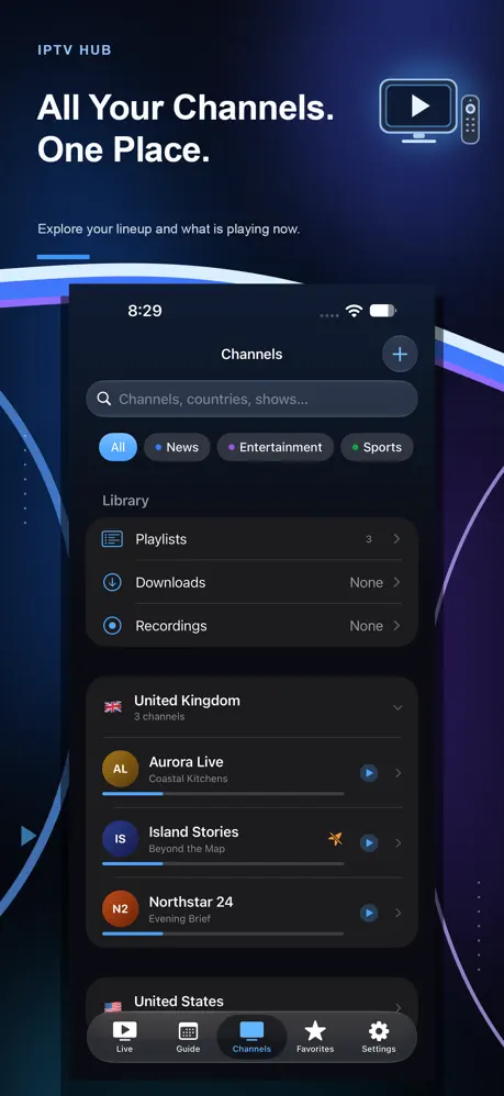 IPTV Hub on iPhone — screenshot 7