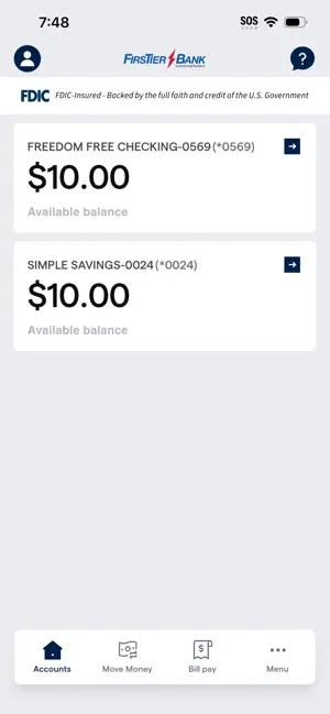 FirsTier Bank screenshot 2
