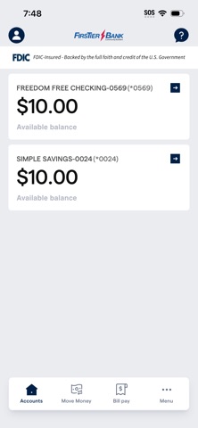 FirsTier Bank Screenshot 2 of 5