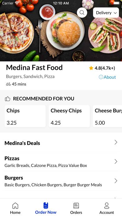 Medina Fast Food Screenshot