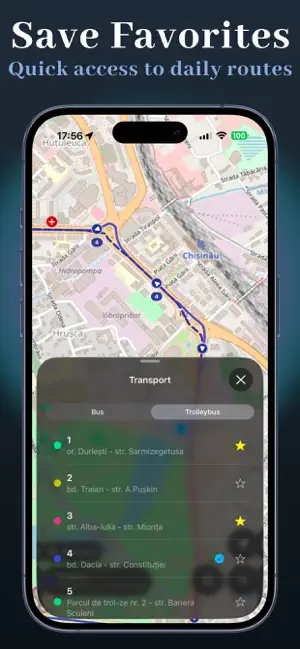Chisinau Public Transport Map screenshot 3