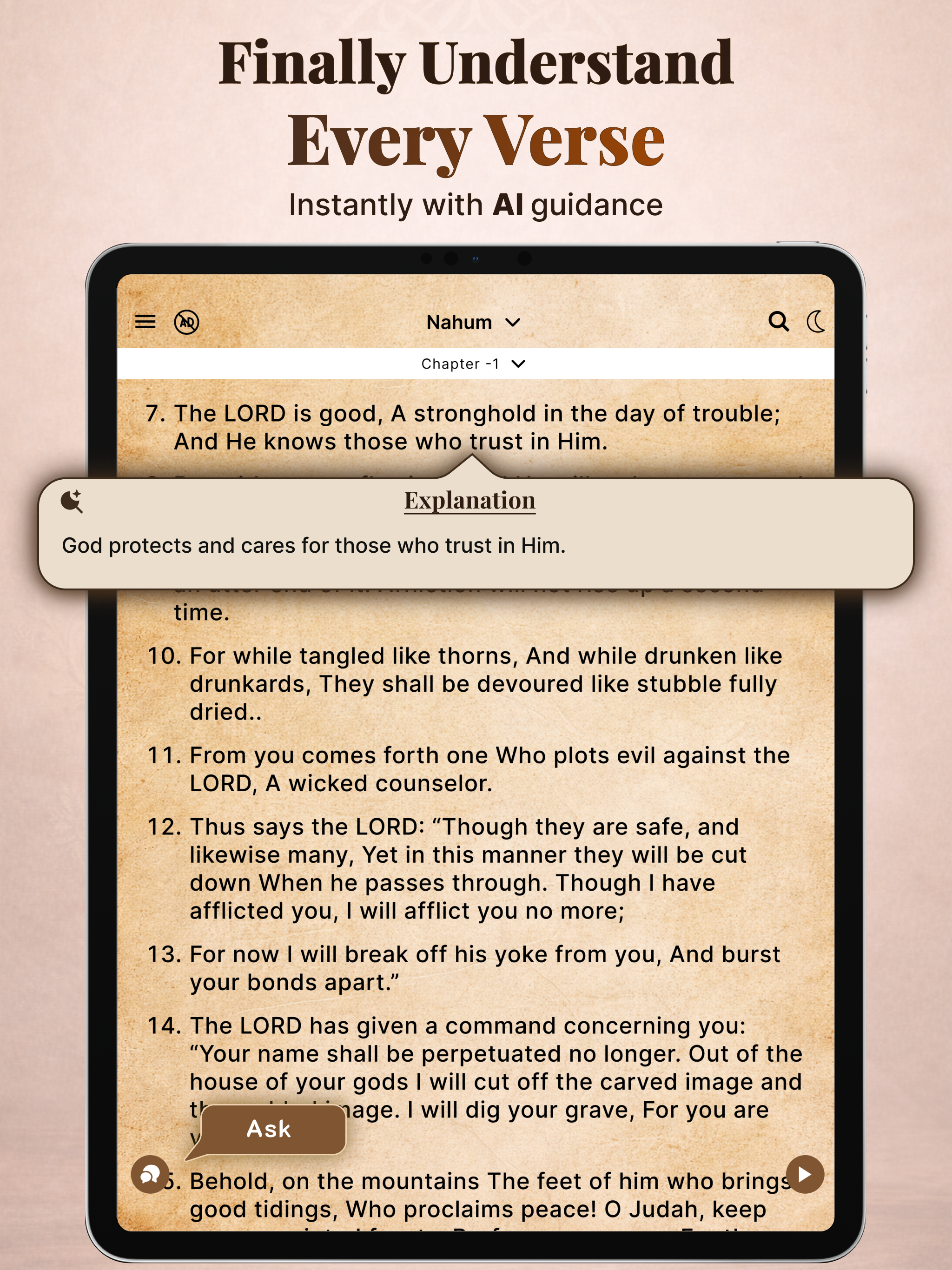 Holy NKJV Bible: Audio + AI screenshot 9
