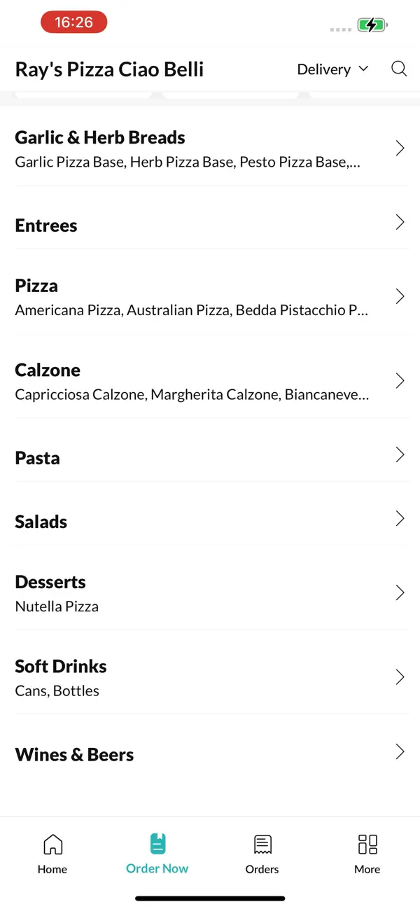 Screenshot #3 pour Ray's Pizza Ciao Belli.