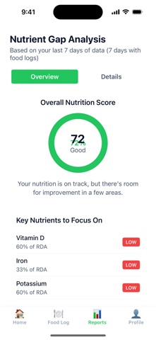NutriGap Screenshot 3 of 4