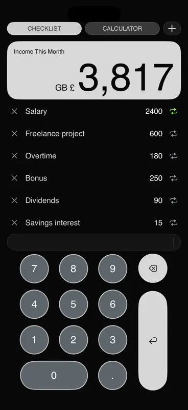 Checklist Pro: Expense Tracker screenshot 1 of 10