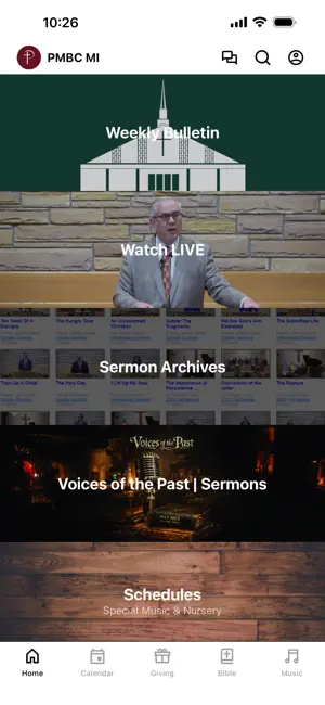 Parker Memorial Baptist Church screenshot 1
