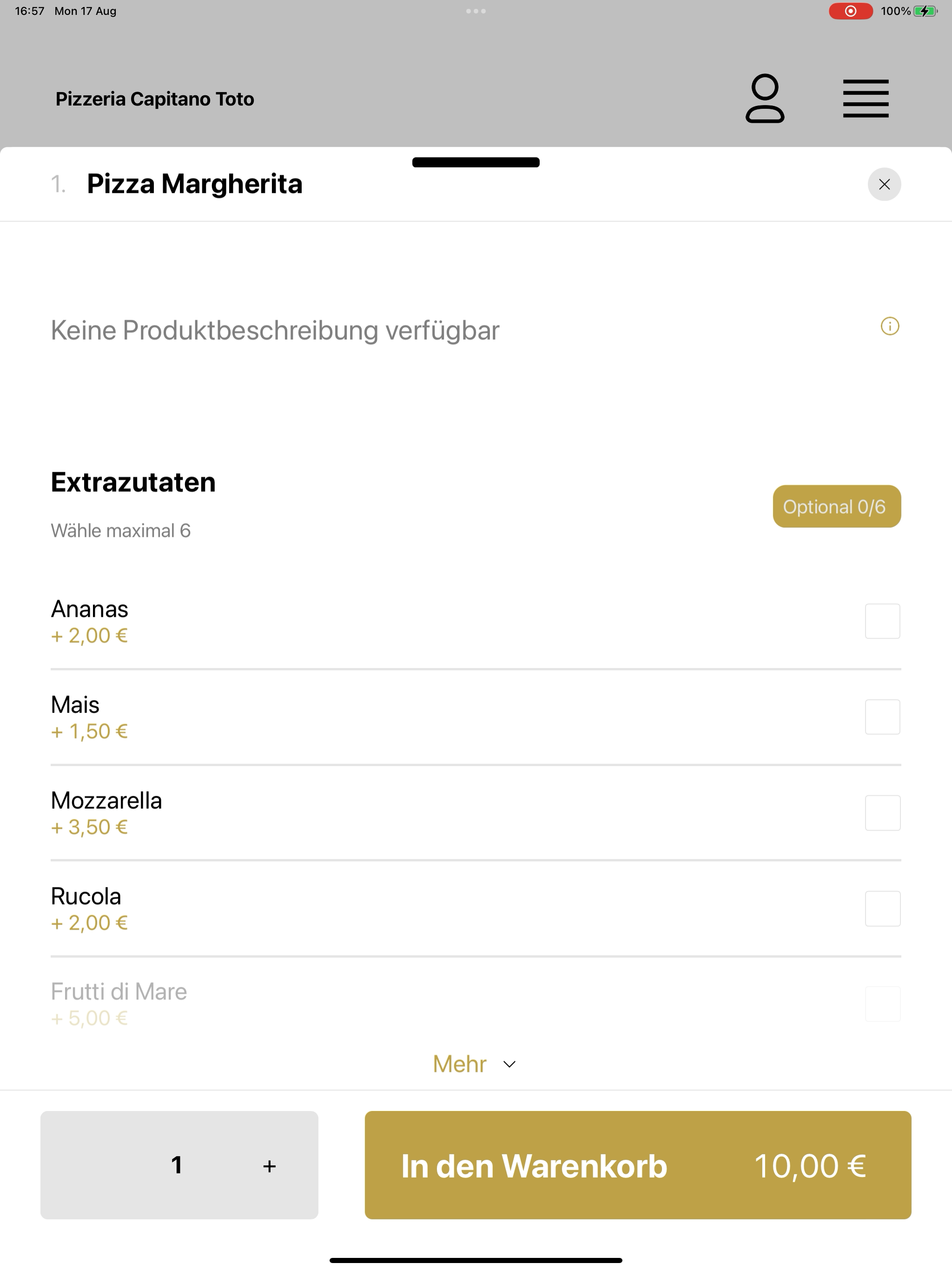 Pizzeria Capitano Toto screenshot 16