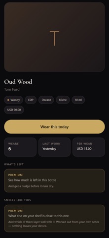 ScentKeep: Fragrance Wardrobe Screenshot 5 of 8