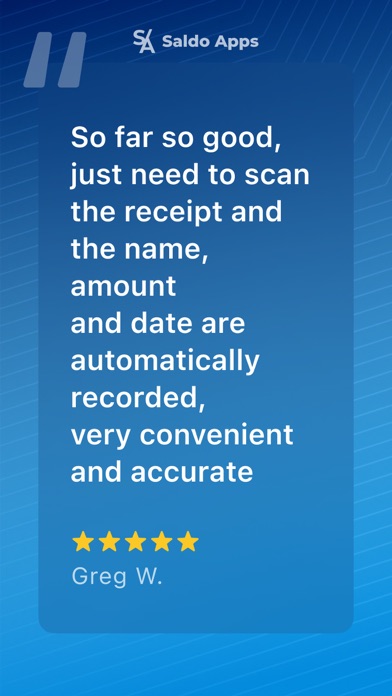 Receipt Scanner by Saldo Apps Screenshot