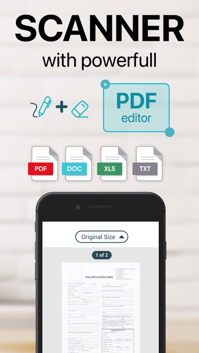 Scan to PDF: Converter Scanner Screenshot