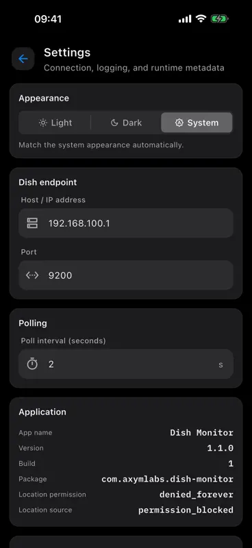 Dish Monitor screenshot 3 of 3