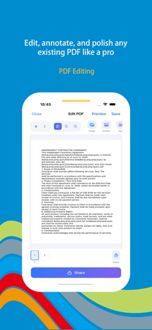 Wonder PDF - PDF Expert iPhone screenshot