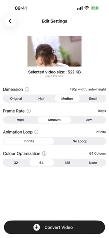 Snap2Gif iPhone screenshot
