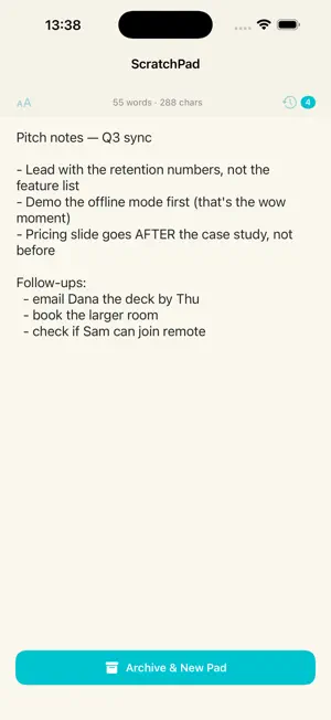 Quick Notes Jot Pad & Write screenshot 1
