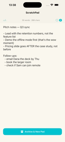 Quick Notes Jot Pad & Write Screenshot 1 of 3