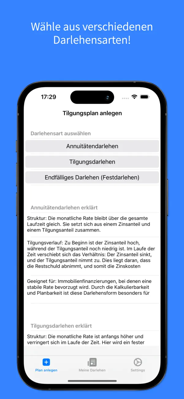 Screenshot #1 pour Tilgungsrechner • PRO