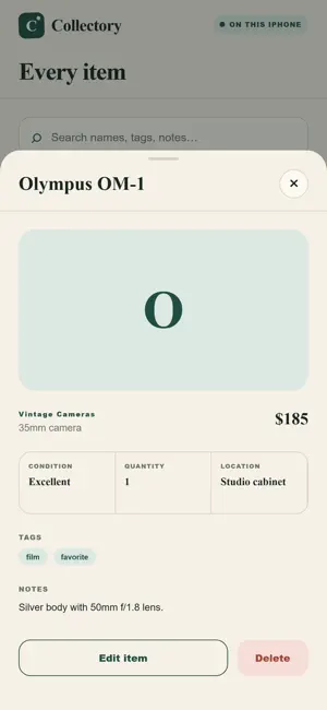 Collectory: Collection Tracker screenshot 3