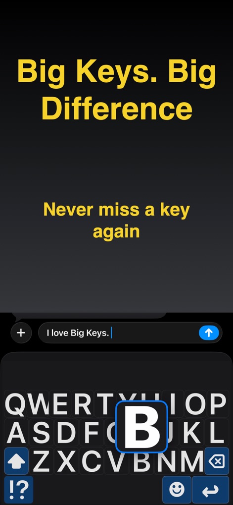 Big Keys Keyboard - 생산성 앱 | MWM