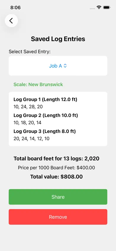 Log Calculator screenshot 5