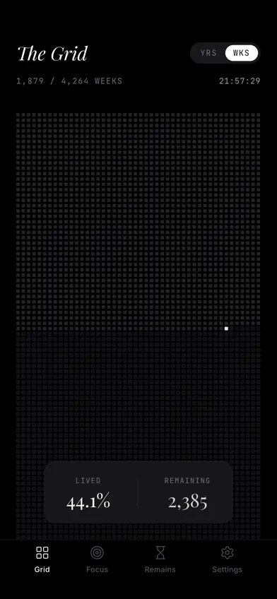 Mori: Stoic Life Grid & Focus screenshot 1