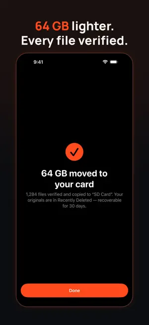 Offload: Photos to SD Card screenshot 3