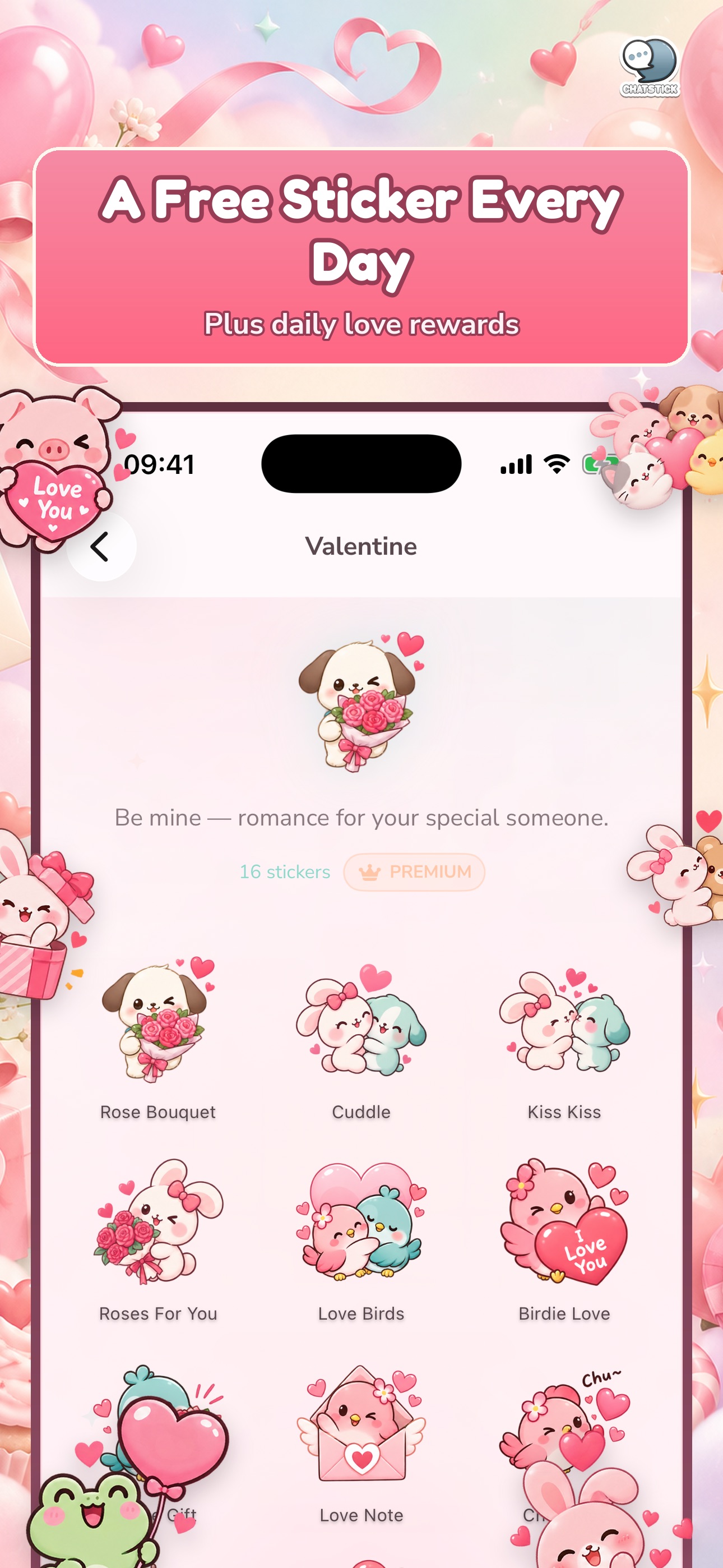 Screenshot 10 of Sweet Love Stickers Emojis