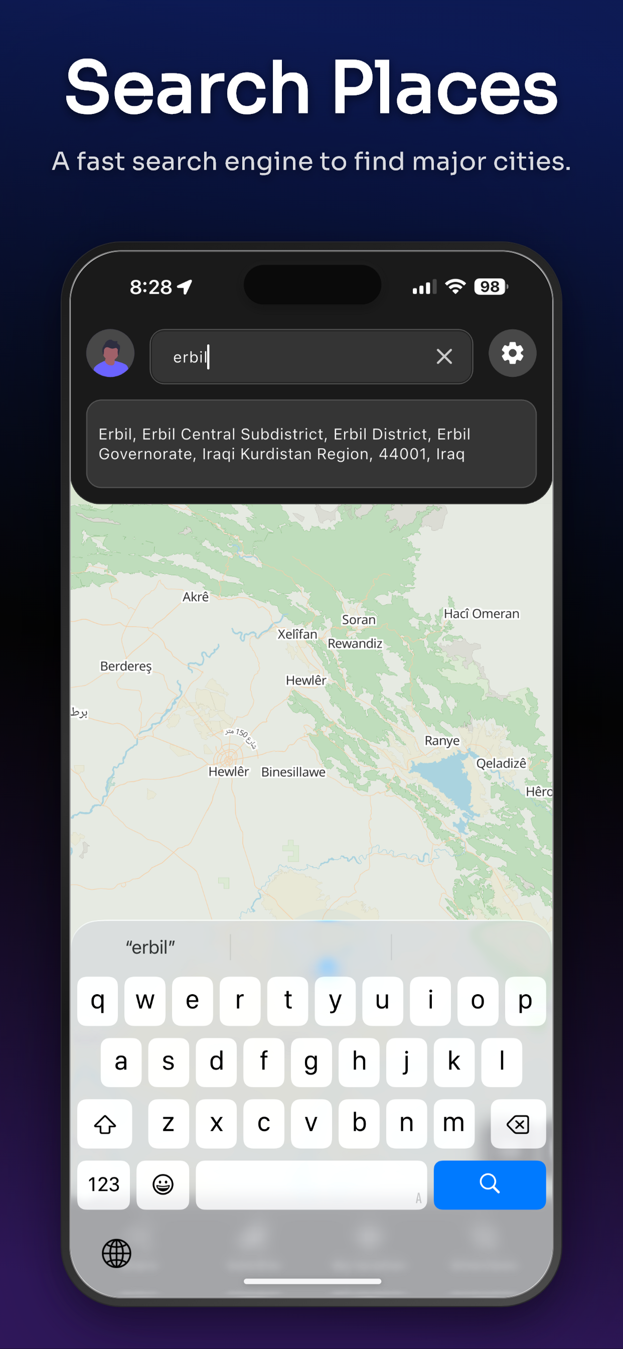 Rë - ڕێ: Maps & Navigation screenshot 9