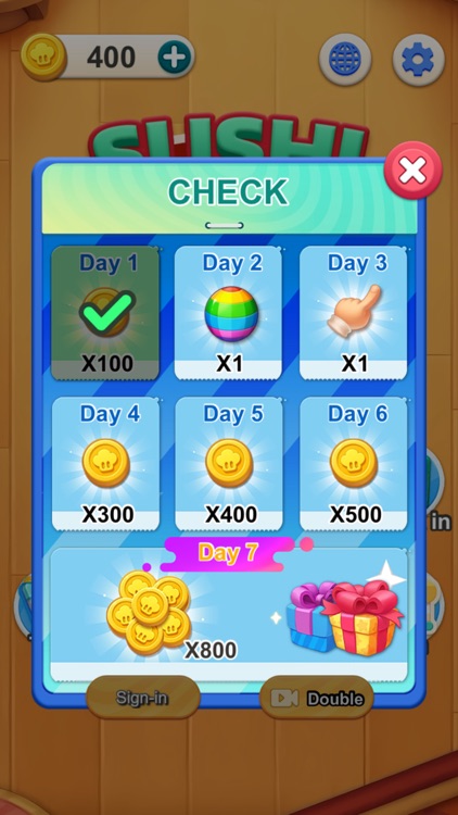 Sushi pop elimination