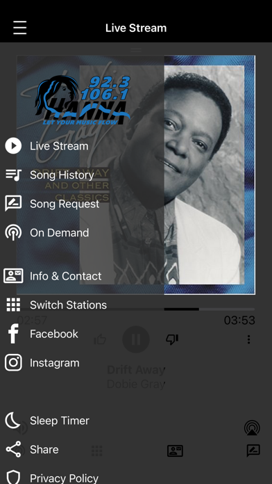 Hanna Radio Screenshot