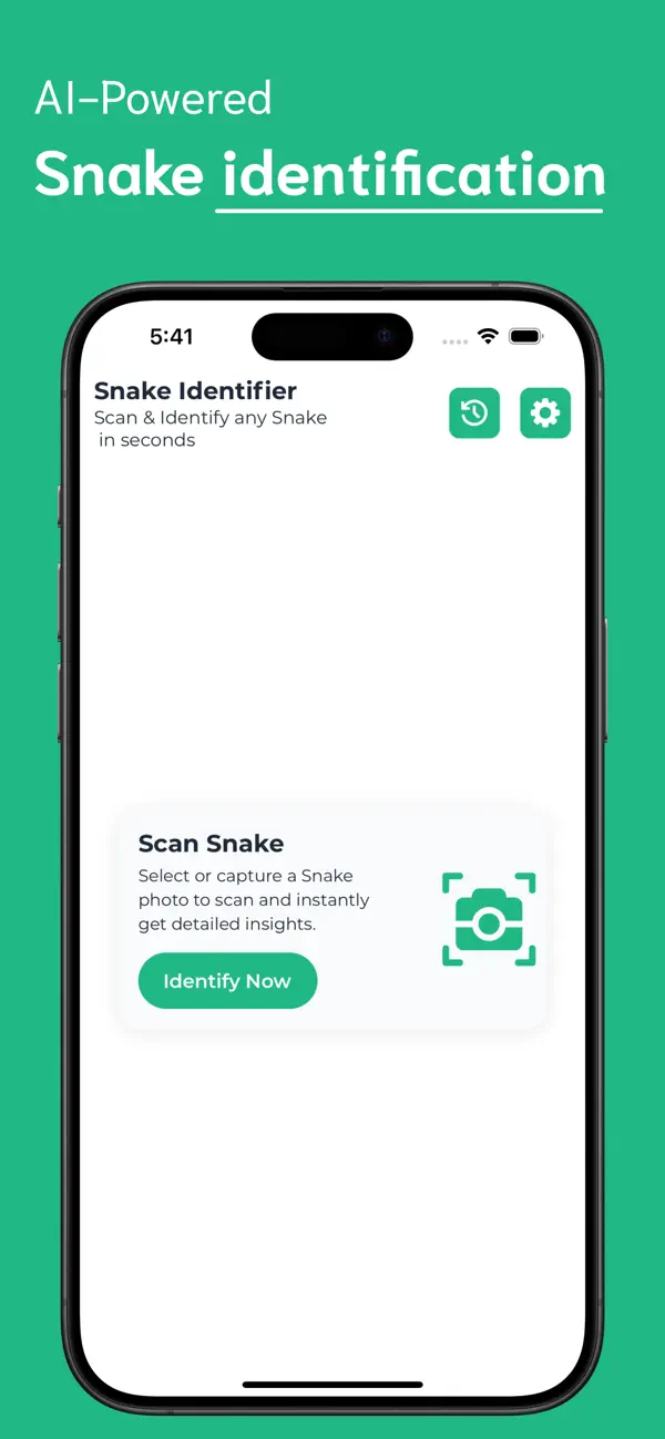 #1. Snake Identifier - SI (iOS) Ved: Ankur Dhameliya
