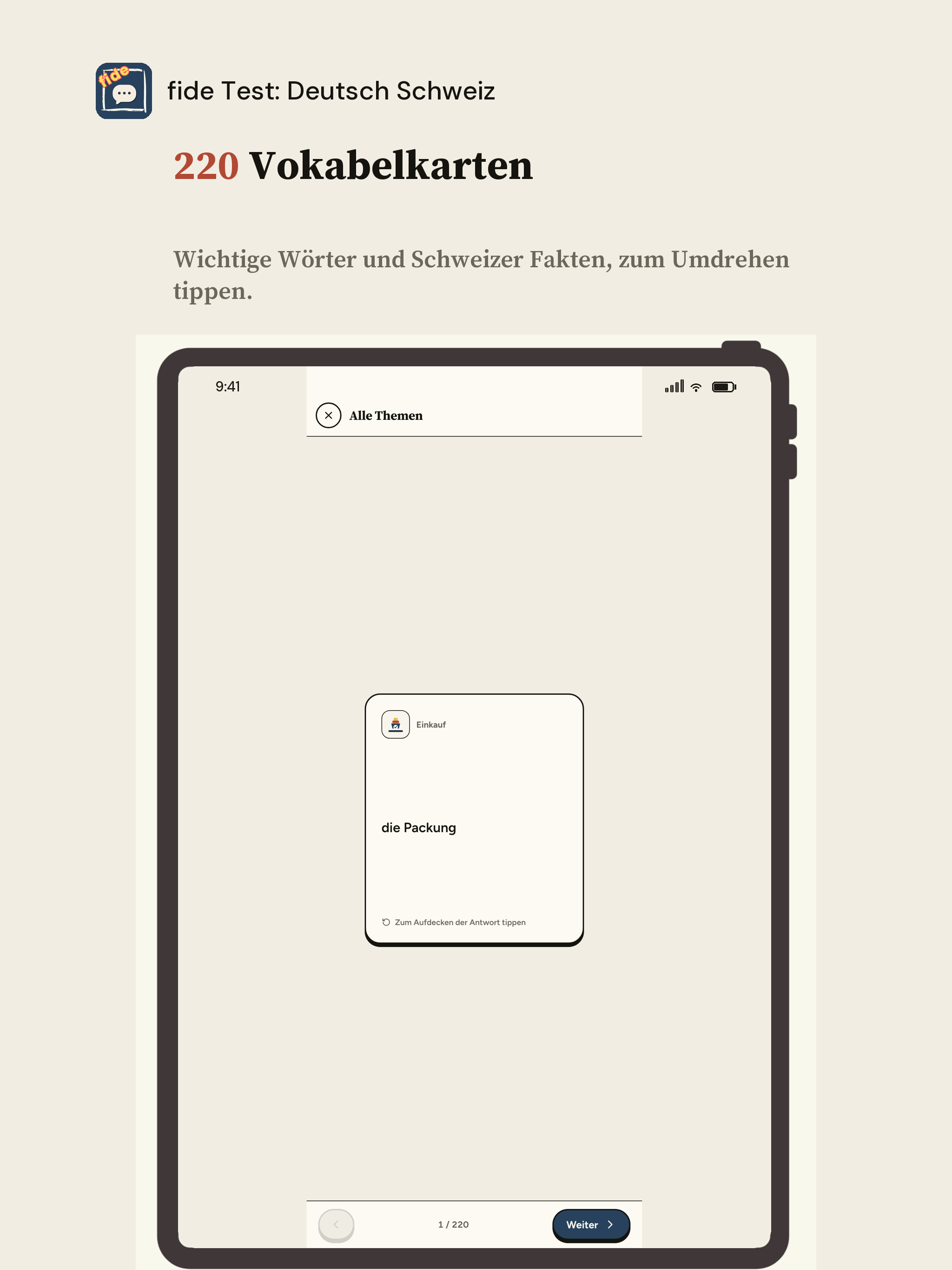 fide Test: Deutsch Schweiz screenshot 14